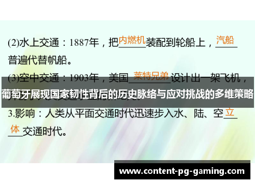 葡萄牙展现国家韧性背后的历史脉络与应对挑战的多维策略 葡萄牙展现国家韧性背后的历史脉络与应对挑战的多维策略