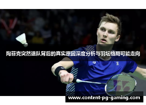 陶菲克突然退队背后的真实原因深度分析与羽坛格局可能走向 陶菲克突然退队背后的真实原因深度分析与羽坛格局可能走向
